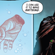 Darth Vader looks at the severed hand of his son Luke Skywalker in Marvel's Darth Vader #11.